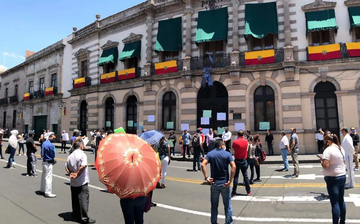 Manifestación de Maestros Centro ML 4